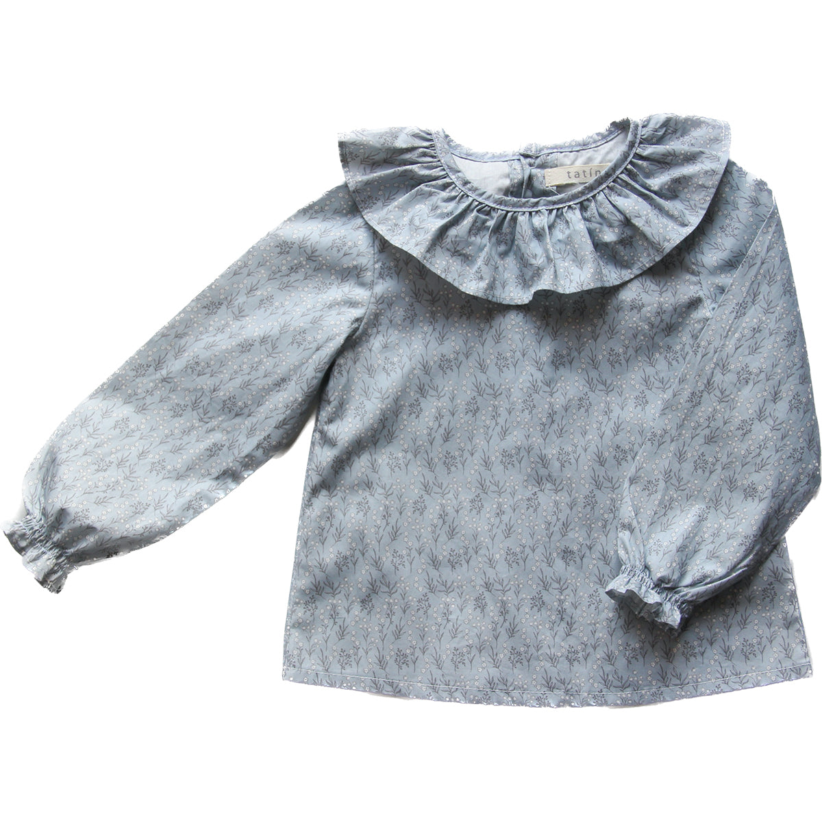 ARIEL Camisa manga larga - Ramas azul