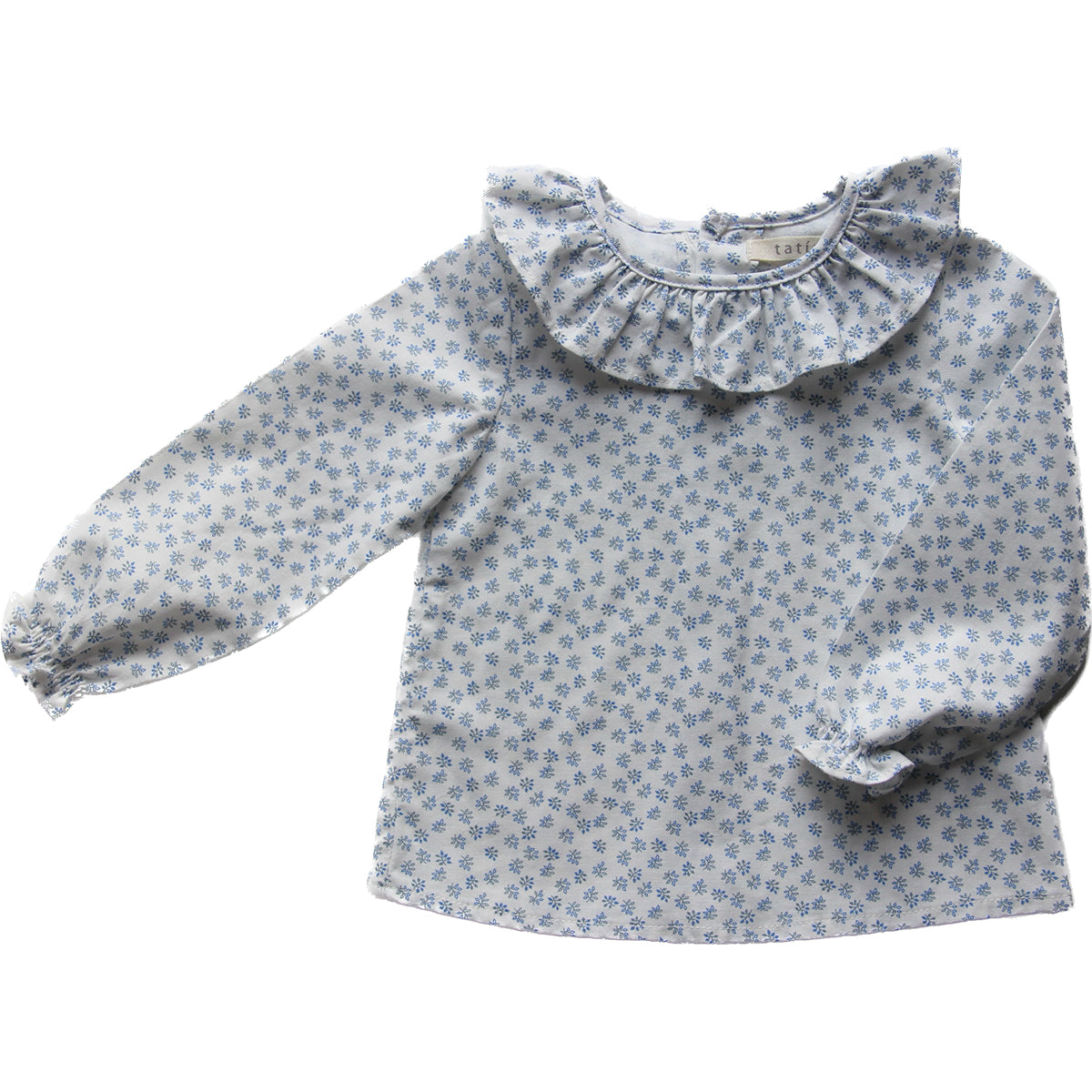 ARIEL Camisa manga larga - Monocolor mini azul