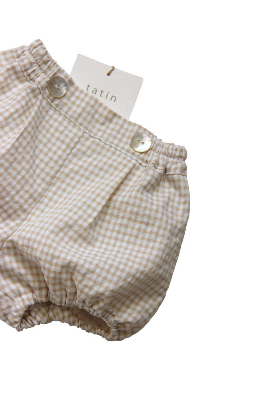 Teo Bombacho - Vichy mini beige