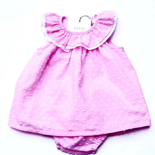 MARIA Bébé Jésus + Culotte (Robe) - Plumeti Rose