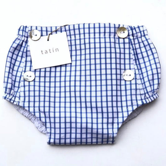 ALE Diaper Cover - Blue Square