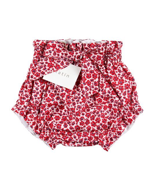 SARA Diaper Cover - Red Garden