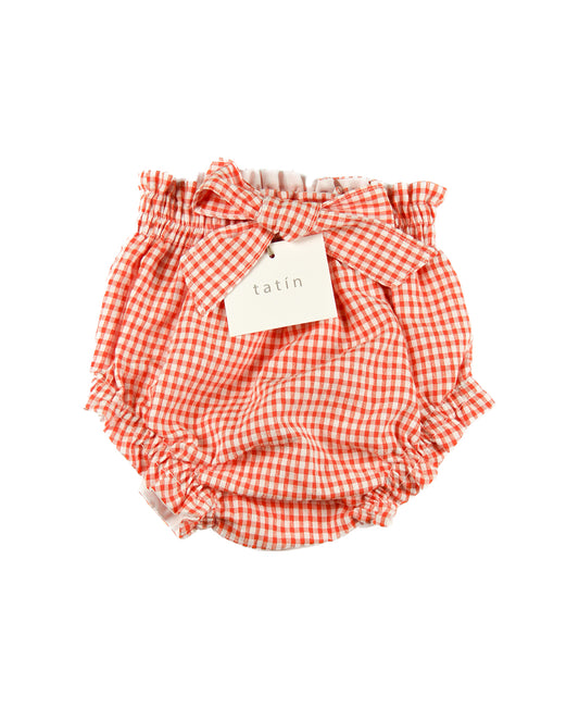 Couvre-Couche SARA - Vichy Mini Orange