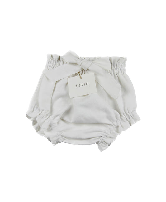 SARA Diaper Cover - White Linen